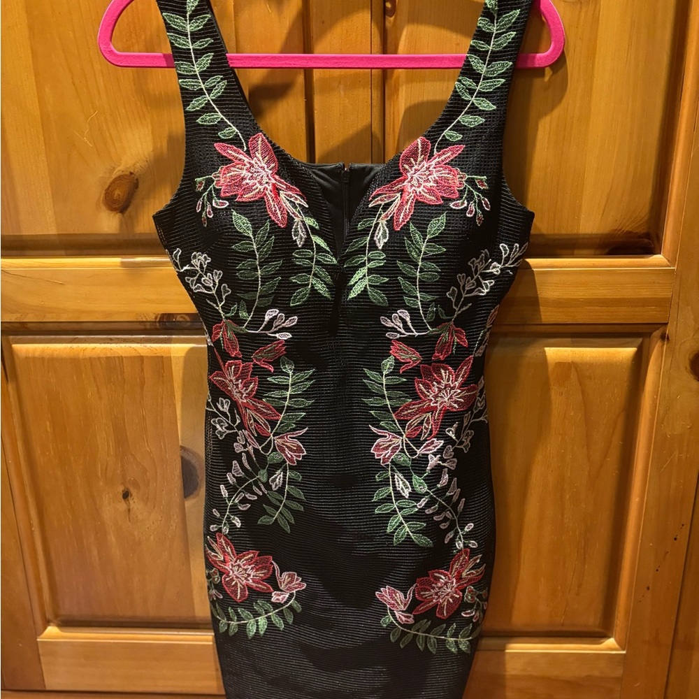 Guess Black Textured Fabric